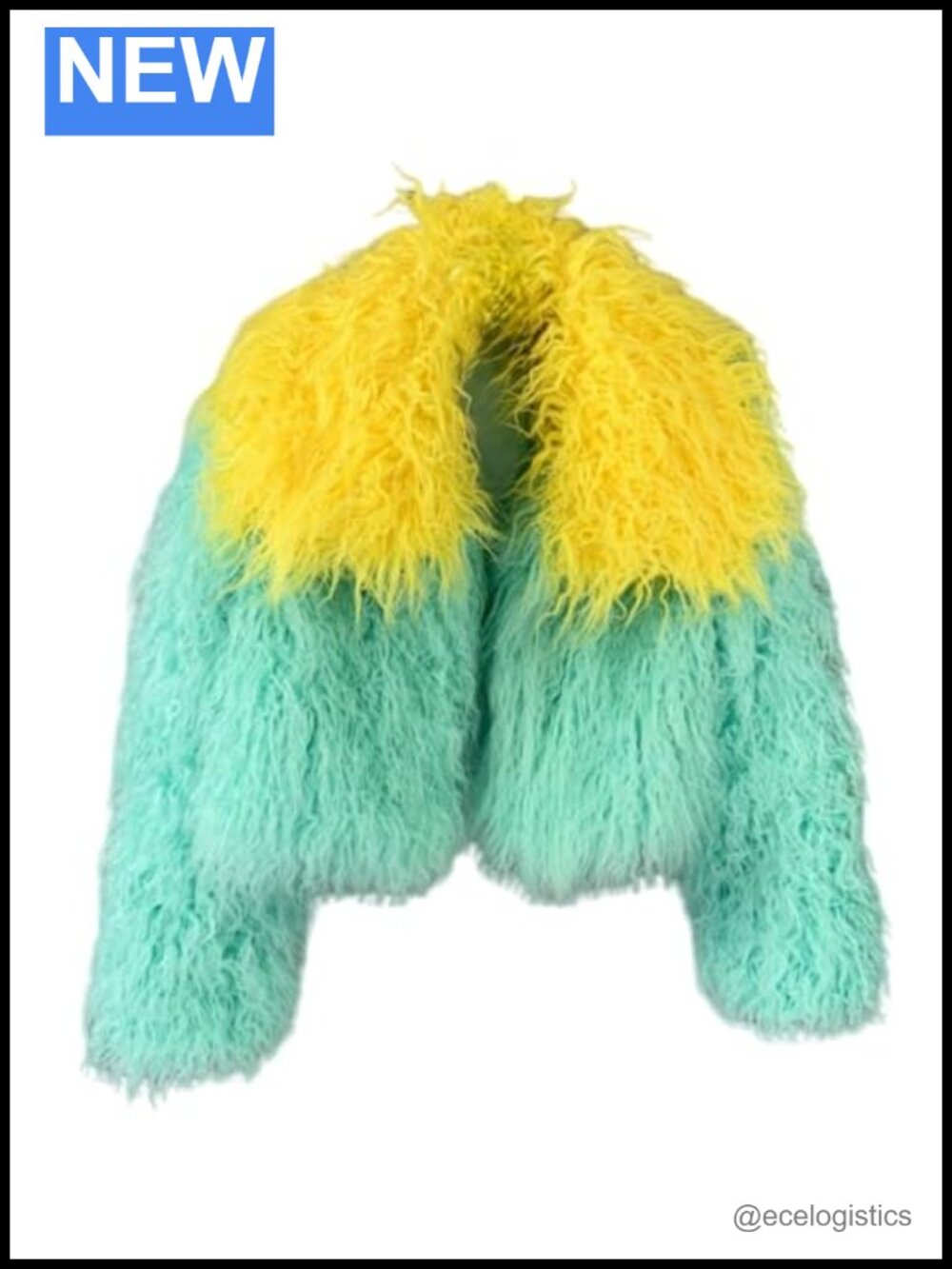 Women's Fluffy Faux Fur Cropped Jacket Shaggy Coat